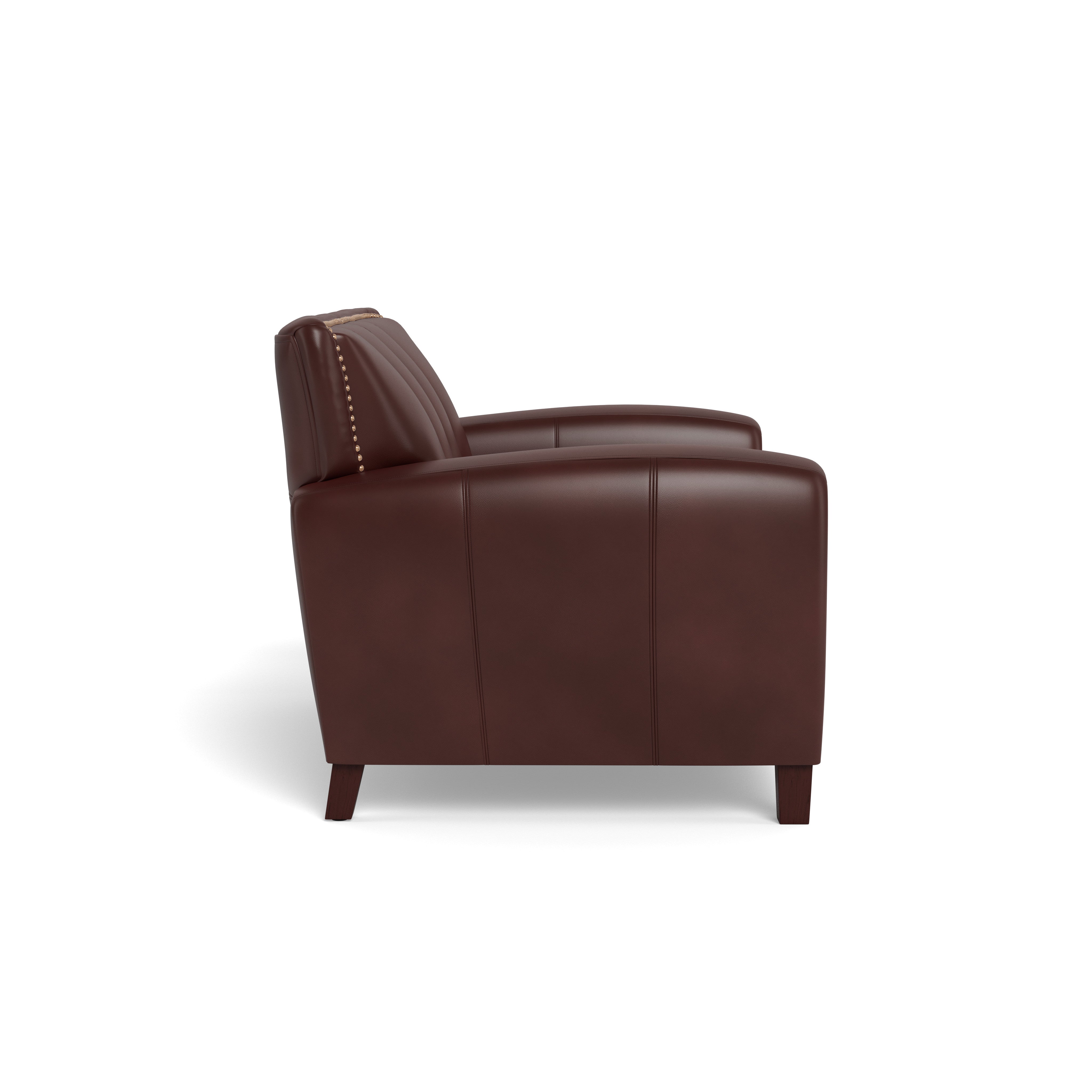 Weldon Leather Sofa Collection, Raisin Brown